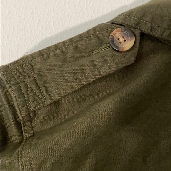 🦋 Forever 21 Military Green Jacket Sz Small - Picture 4 of 5
